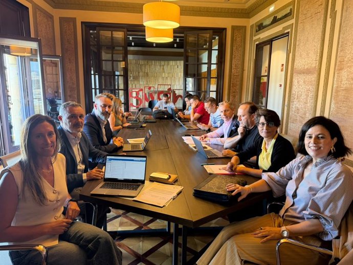 Reunión del Consejo de Administración de Promoción Empresarial y Turística de Gijón, S. A. (PETSA-Gijón Impulsa).