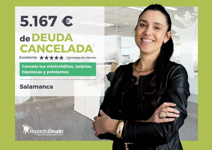 Ley de Segunda Oportunidad; Repara tu Deuda Abogados da un nuevo rumbo a 5.167 € de una desempleada de Salamanca