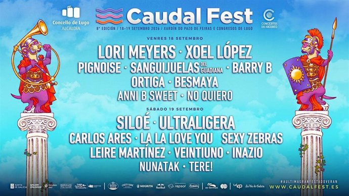 Archivo - Cartel del Caudal Fest 2026