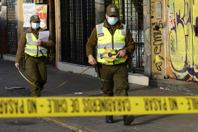 Santiago, 26  de mayo  2022. Un nuevo atropello con consecuencias fatales ocurrio esta manana en las intersecciones de San Pablo y Matucana. El transito en el sector permanece cerrado. Javier Salvo/Aton Chile