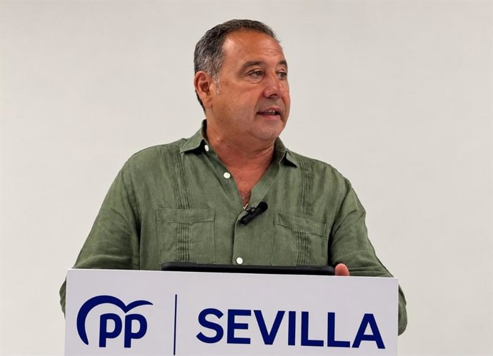 El presidente del PP de Sevilla, Ricardo Sánchez