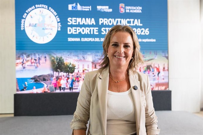 La diputada provincial de Deporte, Vida Saludable y Juventud de Almería, María Luisa Cruz.