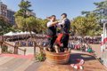 El Pisado de la Uva vuelve a su lugar tradicional y hace real la jota "Logroño huele a vendimia bajo el sol del Espolón"