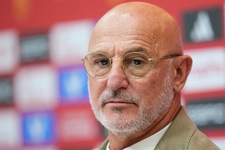 Luis de la Fuente, head coach of Spain, attends a press conference to announce the squad list ahead of the UEFA Nations League 2026/27 matches against Croatia, England and Czech Republic on September 18, 2026, in Las Rozas, Madrid, Spain.