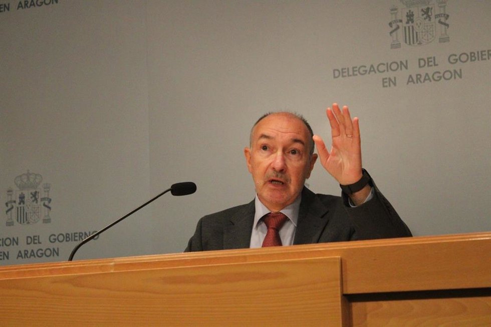 El delegado del Gobierno en Aragón, Fernando Beltrán.