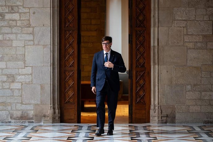 El presidente de la Generalitat de Catalunya, Salvador Illa.