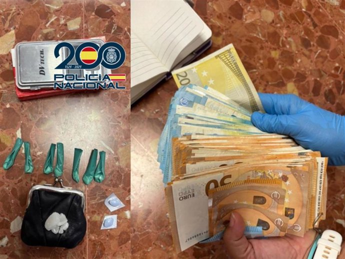 Droga y dinero hallado en un inmueble de Jerez de la Frontera (Cádiz) donde se explotaba sexualmente a cinco mujeres