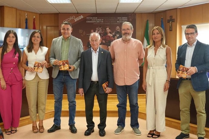 Presentación de la programación de otoño del Teatro Auditorio de Roquetas de Mar (Almería).