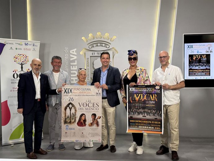 Presentación de los espectáculos 'Las voces del silencio' y 'Azúcar para Huelva' en el marco del OCIb 2026.