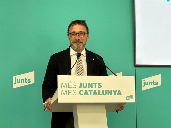 El portaveu de Junts, Josep Rius