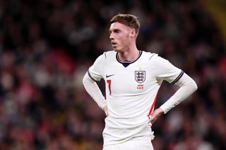 Archivo - FILED - 31 March 2026, United Kingdom, London: FILE PHOTO - England's Cole Palmer reacts during the international friendly soccer match between England and Japan at Wembley Stadium. Phil Foden, Cole Palmer and Trent Alexander-Arnold have all bee