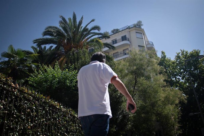 Archivo - Fachada del ático en el barrio de Chamberí adquirido por la Comunidad de Madrid, a 30 de julio de 2026, en Madrid (España). 
