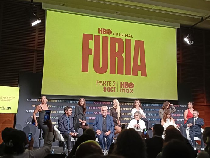 Presentación de la segunda temporada de la serie 'Furia' en el Festival de San Sebastián
