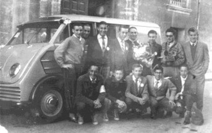 Archivo - Salida de la I Carrera a El Henar. 12 octubre 1959.