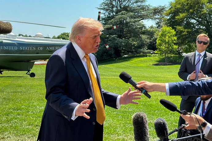 Archivo - El president dels EUA, Donald Trump