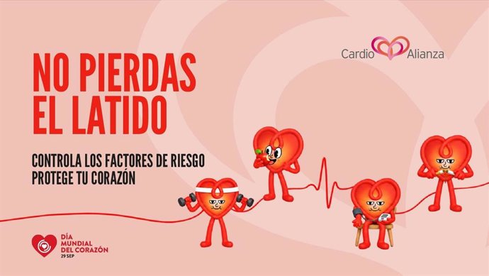 Imagen del cartel del Día Mundial del Corazón.