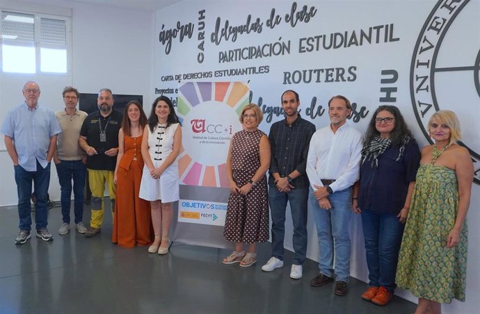 Presentación de la XV edición de la Noche Europea de l@s Investigador@s en la UHU.