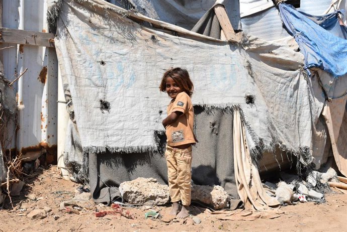 Archivo - Desplazados en Yemen (archivo)
