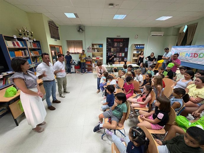 Inauguración del programa 'Degusta Jaén en tu colegio' en el colegio Europa.