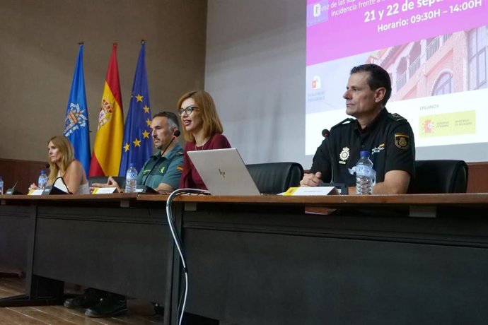 La delegada del Gobierno en Melilla, Sabrina Moh, en las VI jornadas sobre trata y explotación sexual.