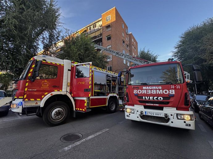Incendio en Móstoles.