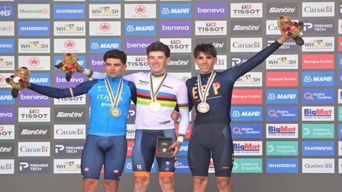 El español Héctor Álvarez se cuelga un bronce en la contrarreloj Sub-23 del Mundial