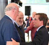 Foto: Tebas y Del Bosque apadrinan la presentación de la Fundación Red Párkinson