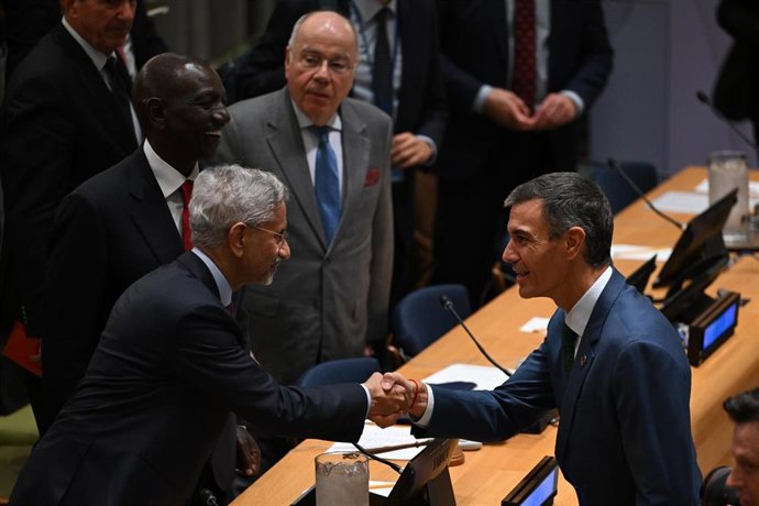 El Presidente Del Gobierno, Pedro Sánchez, Ha Arrancado Su Participación En La Semana De Alto Nivel De Naciones Unidas, Que Se Celebra En Nueva York, Con Una Defensa Del "Multilateralismo Universal E Inclusivo" Frente A "Los Intentos Por Desmantelar El