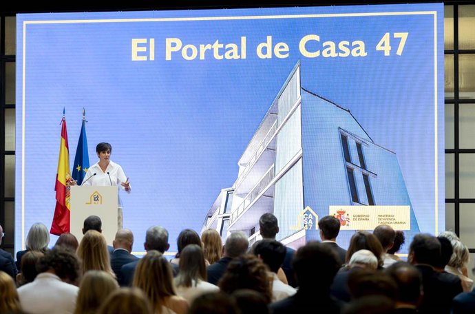 La ministra de vivienda, Isabel Rodríguez