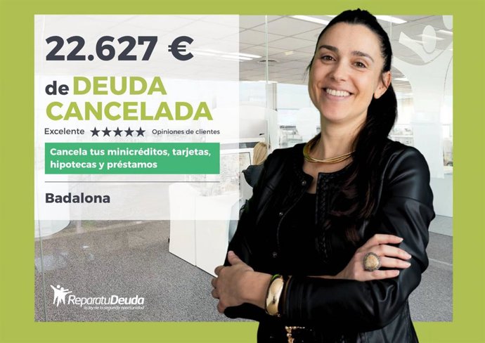 Una vecina de Badalona deja atrás 22.627 € con Repara tu Deuda y la Ley de Segunda Oportunidad