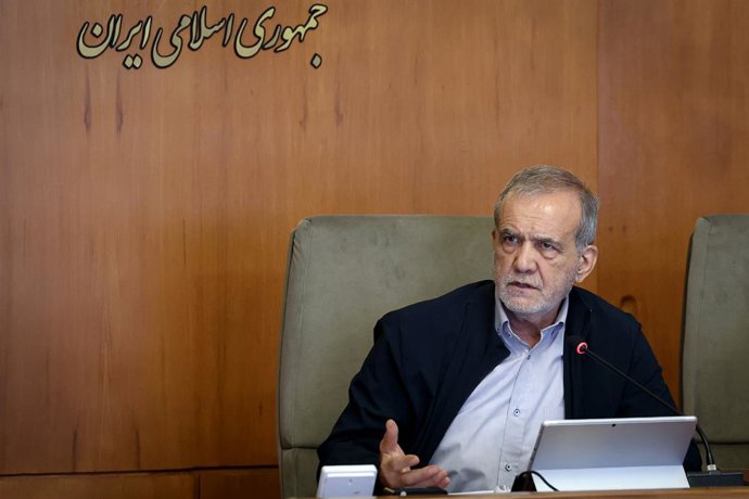 September 20, 2026, Tehran, Iran: Iranian President Masoud Pezeshkian chairs a cabinet meeting attended by members of his government in Tehran.
