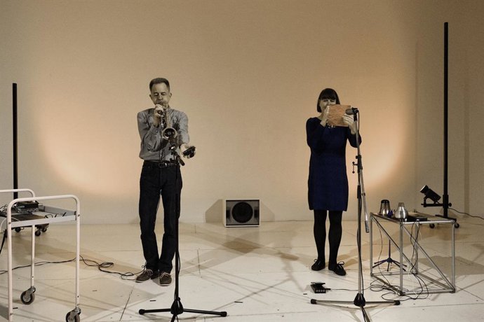 Archivo - Birgit Ulher y Nicolas Collins
