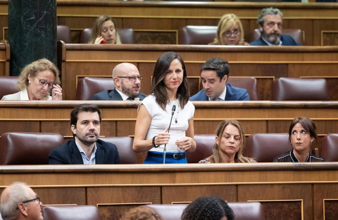 La secretaria general de Podemos, Ione Belarra