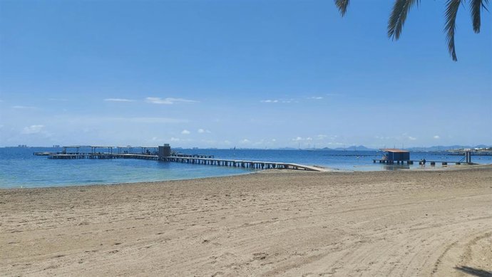 Archivo - Playa del Mar Menor. Santiago de la Ribera
