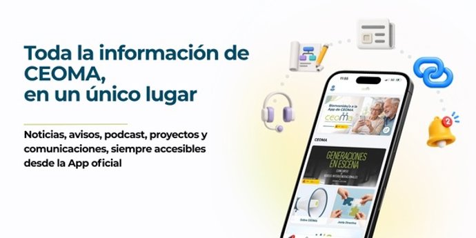 Imagen de la 'app' de CEOMA.