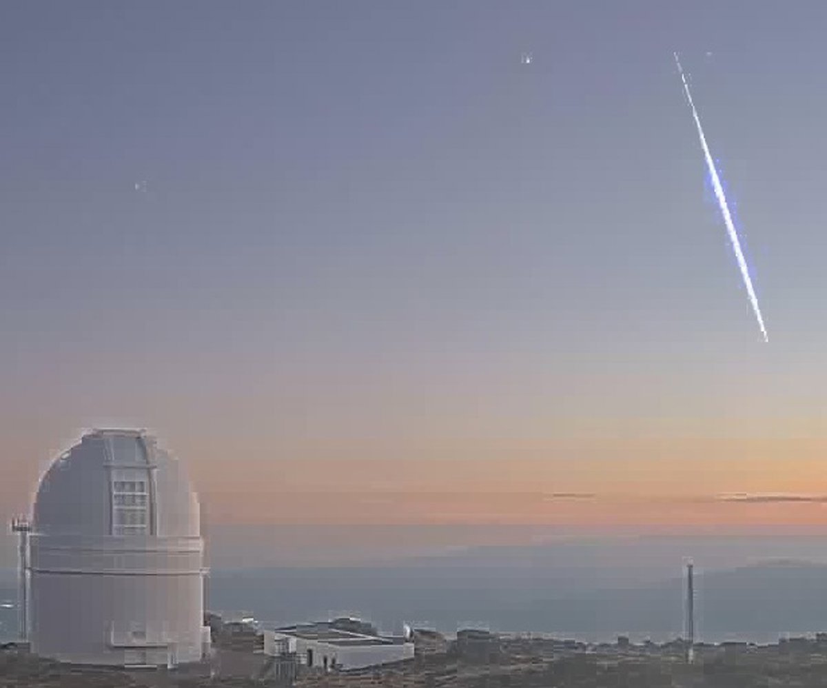 Calar Alto registra dos bolas de fuego sobre el golfo de Cádiz y frente a la costa de Marruecos