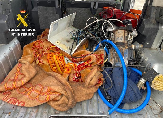 Detenido un hombre por una veintena de robos y hurtos en zonas rurales de Murcia y Almería