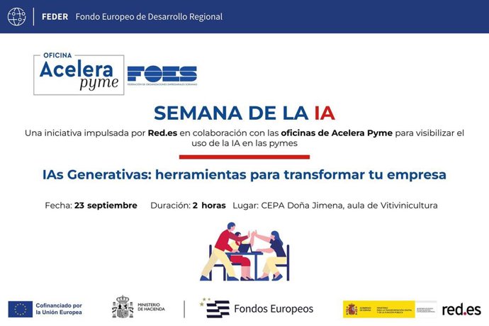 Cartel sonre la semana de la IA.
