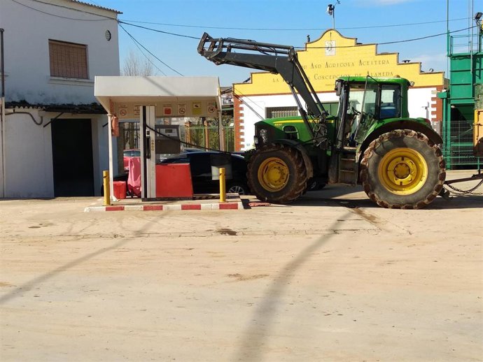Imagen de un tractor.