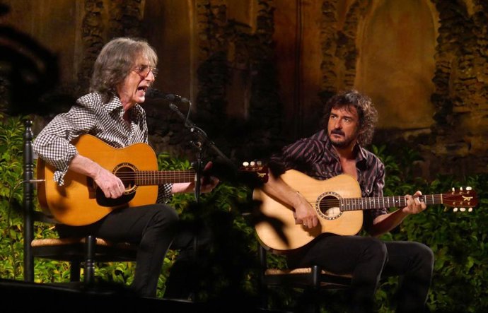 Concierto de Andrés Herrera 'Pájaro' en las Noches de los Jardines del Alcázar.