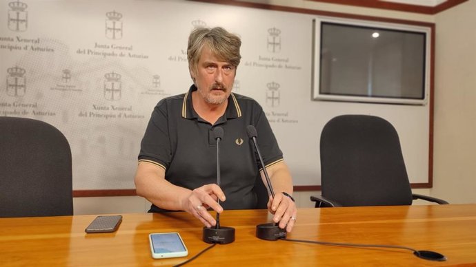 El diputado de IU-Convocatoria por Asturies, Xabel Vegas.
