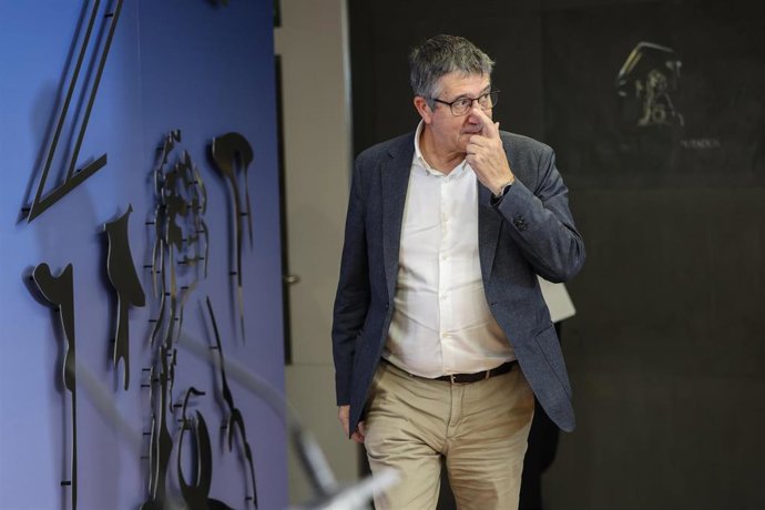 El portavoz del PSOE en el Congreso, Patxi López,  