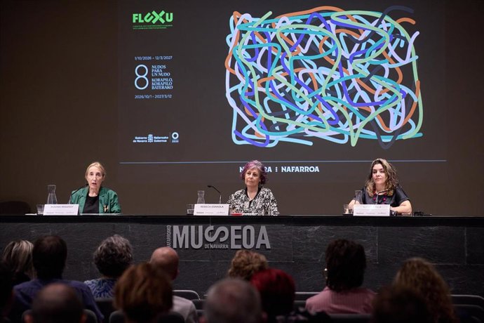 La consejera de Cultura, Deporte y Turismo, Rebeca Esnaola, presenta Fluxu.