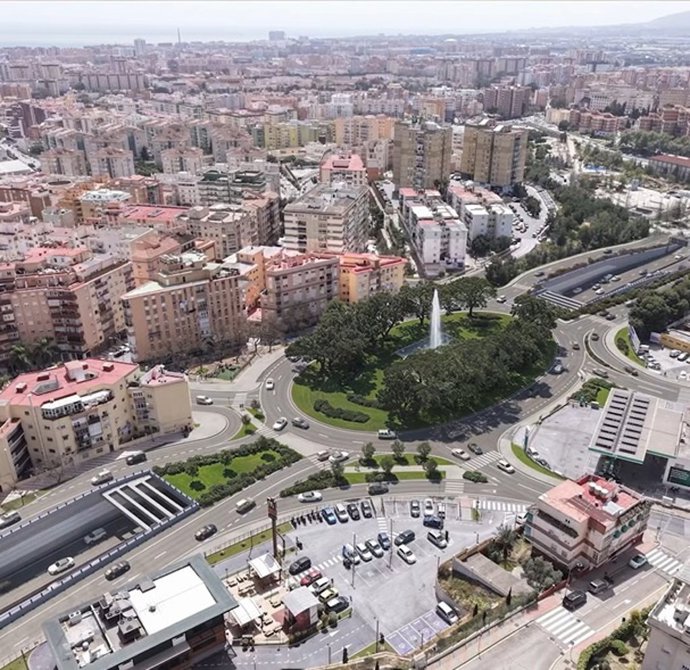 Representación de la Avenida Valle-Inclán tras las obras de remodelación y soterramiento.