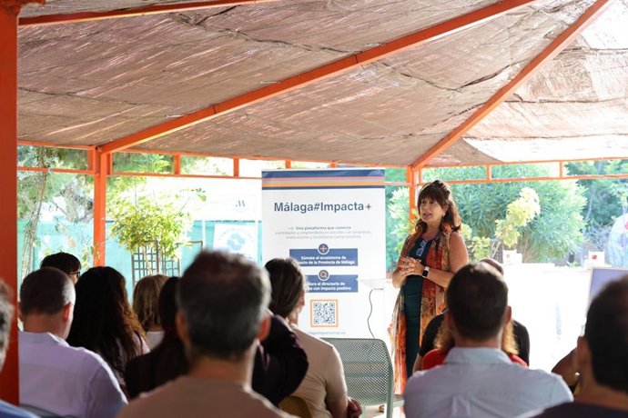 Primer encuentro de 'Málaga Impacta+' en el Centro de Innovación Social La Noria, en Málaga.