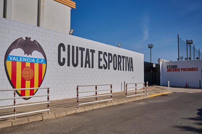 Instalaciones de la Ciudad Deportiva del Valencia CF de Paterna.