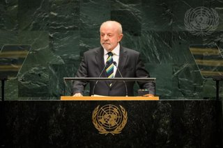 Luiz Inácio Lula da Silva, presidente de Brasil.
