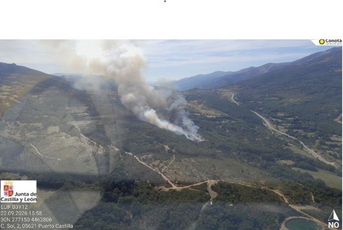 Incendio de Puerto Castilla.