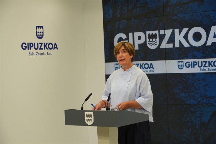 La portavoz de la Diputación de Gipuzkoa, Irune Berasaluze