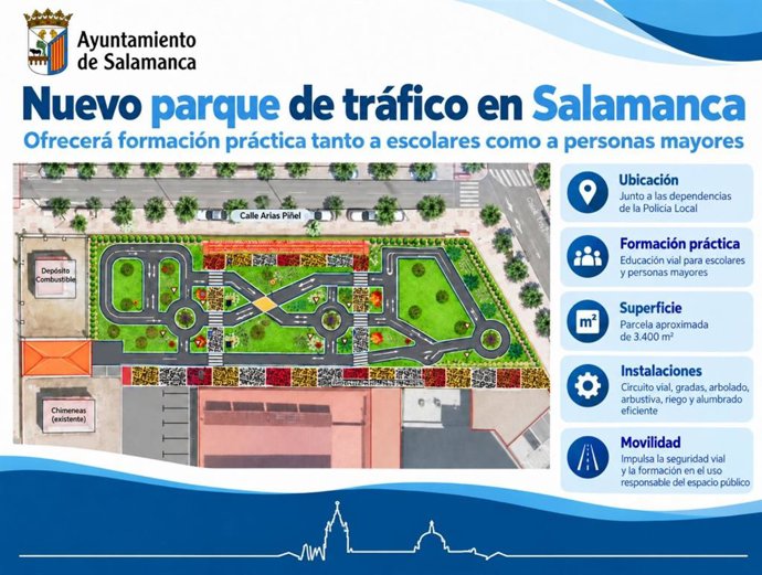 Nuevo parque de tráfico en Salamanca.